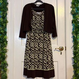 Vintage Studio I Two Piece Dress & Shawl